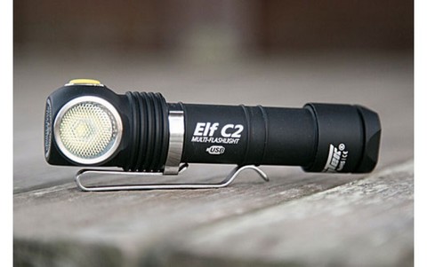 Налобный фонарь Armytek Elf C2  Micro-USB XP-L (теплый свет) + 18650 Li-Ion