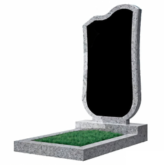 Памятник фигурный со вставкой (Black) JD-3 (комплект)