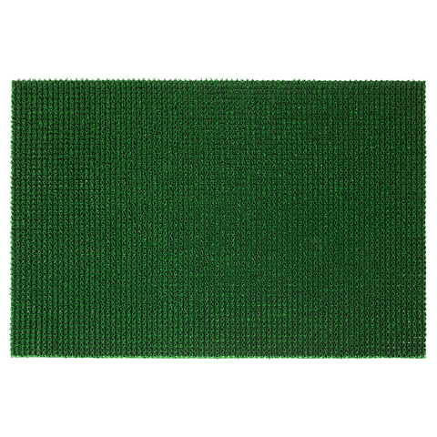 Коврик ТРАВКА зеленый, на противоскользящей основе, 45*60 см
