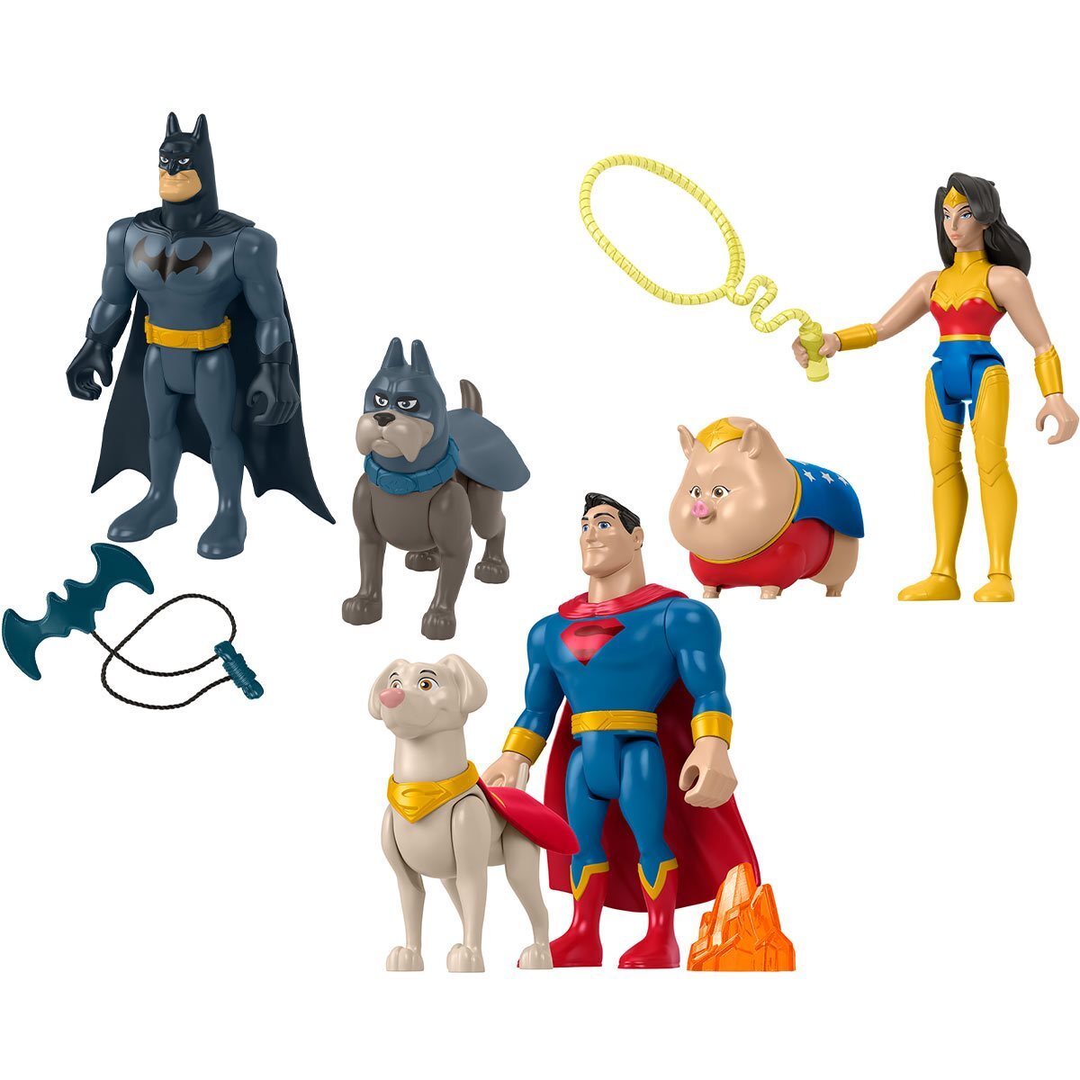 DC Лига Суперпитомцы фигурки суперсобака Крипто гончая Эйс Чудо женщина