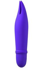 Фиолетовый мини-вибратор Universe Teasing Ears - 12,5 см. - 