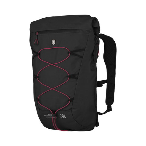 Швейцарский рюкзак VICTORINOX Altmont Active Lightweight Rolltop Backpack, цвет чёрный, 46x30x19 см., 20 л. (606902)