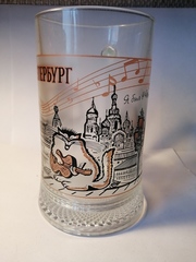 Пиво 0,5 л с видами Петербурга