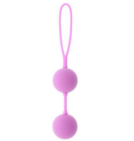 Розовые вагинальные шарики на силиконовой связке GOOD VIBES THE PERFECT BALLS PINK - Dream Toys Good Vibes 20832