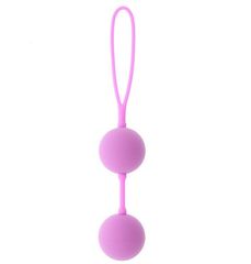 Розовые вагинальные шарики на силиконовой связке GOOD VIBES THE PERFECT BALLS PINK - 