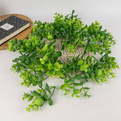 Набор травяных веточек брусничника, искусственные, 9,5 см, набор 30 шт.