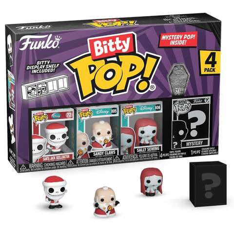 Фигурка Funko Bitty POP! The Nightmare Before Christmas 4 Pack Series 4