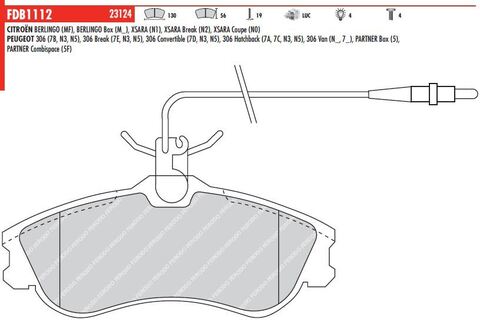 FDB1112 Тормозные колодки дисковые OE 'PREMIER'