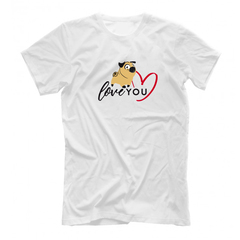 Футболка "Мопс - love you"