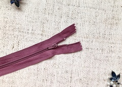 Молния брючная спираль полуавтомат, L 20 см, Т3, н/р, тёмно-лиловый