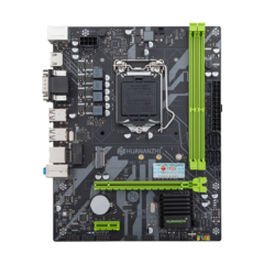 Материнская плата HUANANZHI H61-PLUS-M.2, Socket1155, mATX, Retail, 2xDDR3, PCIe3.0, 1xM.2, 100LAN, 2xPS/2, 6xUSB2, VGA, HDMI (HNZ-H61-PLUS-M2)