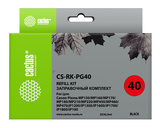 Заправочный набор Cactus CS-RK-PG40 черный 2x60мл для Canon MP150, MP160, MP170, MP180, MP210