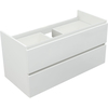 Aquanet 328002 Тумба с раковиной Вега 100 2 ящ. цв.белый глянец (328002)