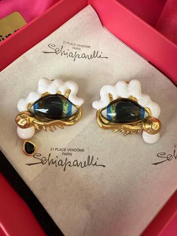 Серьги Schiaparelli глаза