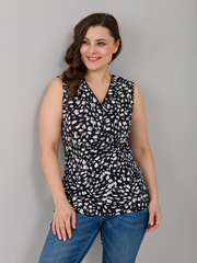 Топ БЛ-11/черный-мазки