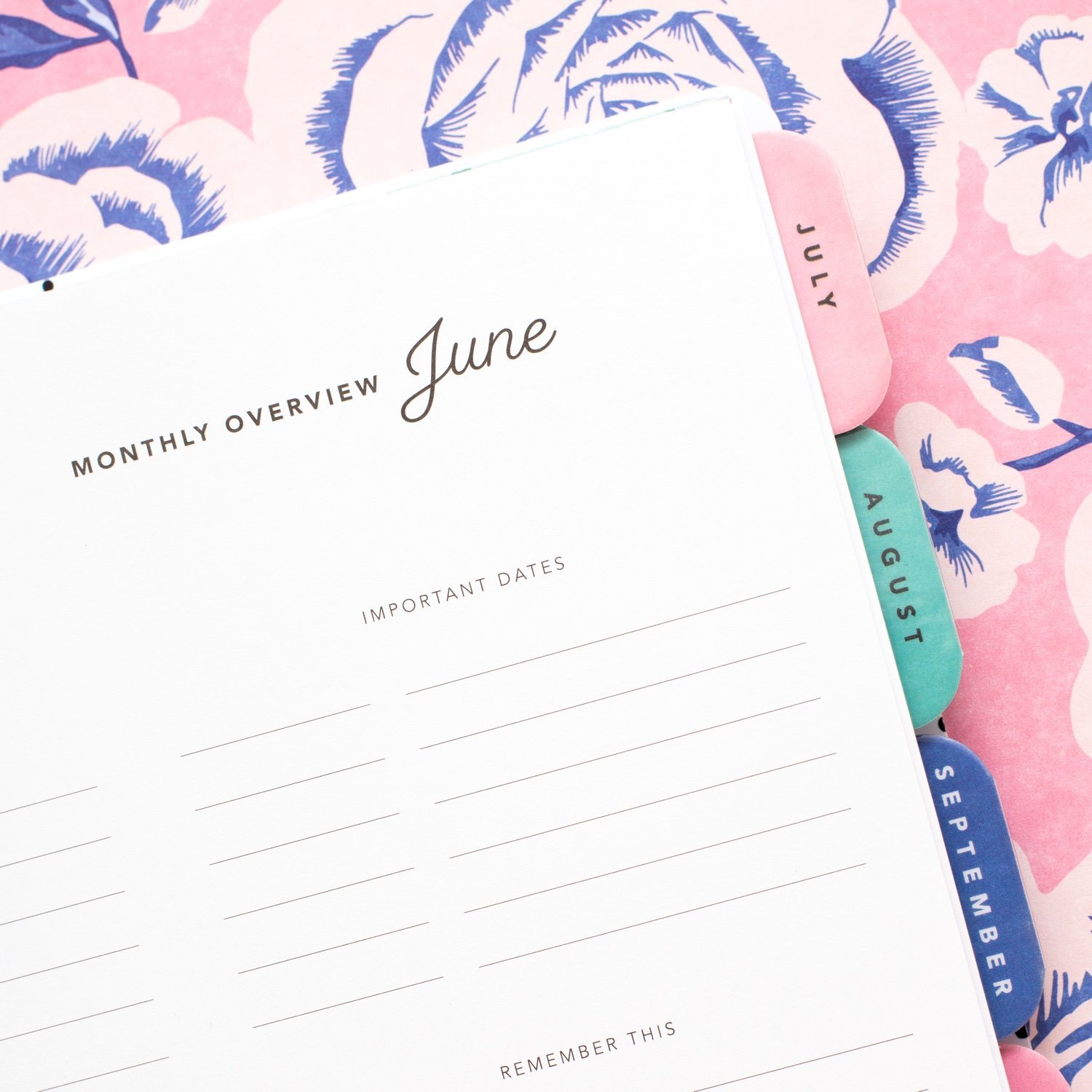Планер на дисках, не датирован. Maggie Holmes Day-To-Day Undated 12 Month Planner- Sweet Rose
