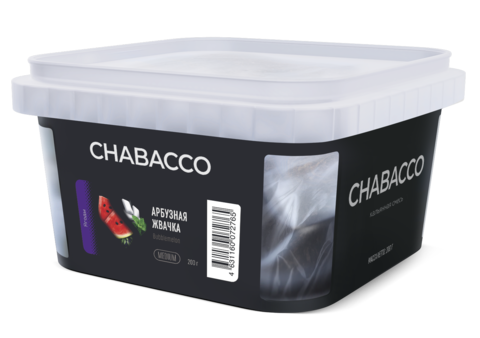 Chabacco Watermelon Gum (Арбузная жвачка) Medium 200г