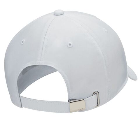 Кепка теннисная Nike H86 Metal Swoosh Cap - pure platinum/metallic silver