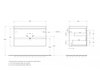 Cezares CEZ1000/500-LV-MR Раковина из литьевого мрамора, 1000x500x150, CEZ1000/500-LV-MR