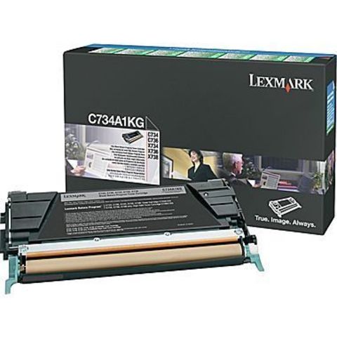 Картридж для принтеров Lexmark c73x/x73x черный (black). Ресурс 8000 стр (C734A2KG)