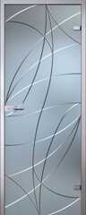 Купить Стеклянная межкомнатная дверь Аврора стекло бесцветное матовое