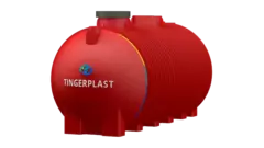 Подземно-наземная ёмкость 20 м3 (PT 20) Тингард 20000 л. горизонтальный (5550x2400x2590см;1000кг;красная) - арт.553994