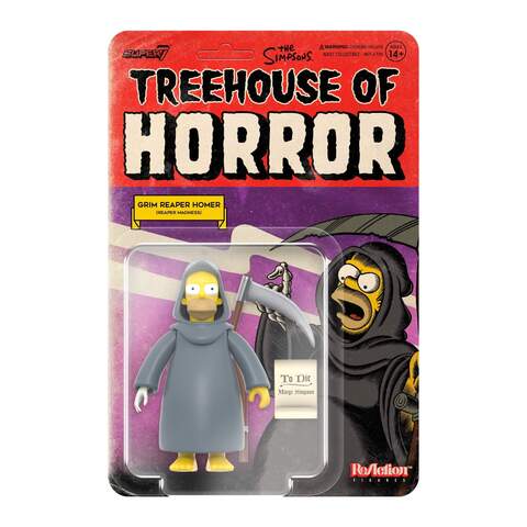Фигурка Super7 The Simpsons: Treehouse Of Horror. Grim Reaper Homer