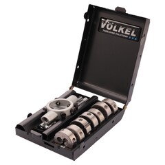 Набор плашек М3-М12 HSS-G 25мм 8пр Volkel 49525