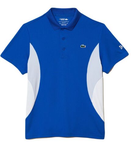 Теннисное поло Lacoste Tennis x Novak Djokovic Ultra-Dry Polo - blue