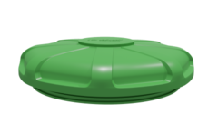 Крышка Ирпласт(800x800x200см;6кг;зеленый) - арт.560378