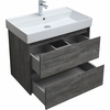 Aquanet 305239 Тумба с раковиной Nova Lite 75 2 ящ. цв. дуб серый (305239)