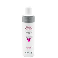 Мицеллярная вода 3 в 1 с экстрактом готу кола Micellar Pure Water, 250 мл, ARAVIA Professional