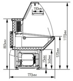 фото 2 Холодильная витрина Марихолодмаш Нова ВХСн-1,5 на profcook.ru