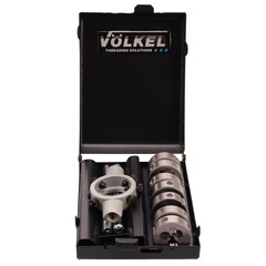 Набор плашек М3-М12 HSS-G 25мм 8пр Volkel 49525