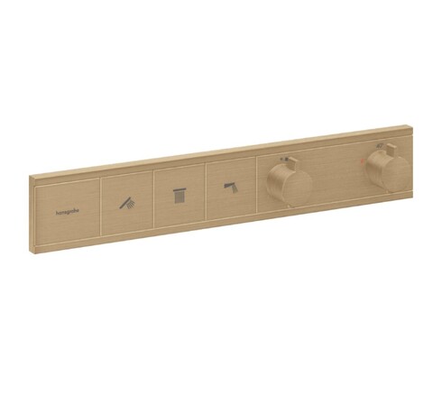 Hansgrohe RainSelect 15381140 Термостатический смеситель для ванны для 3 потреб. (бронза шлифованная)