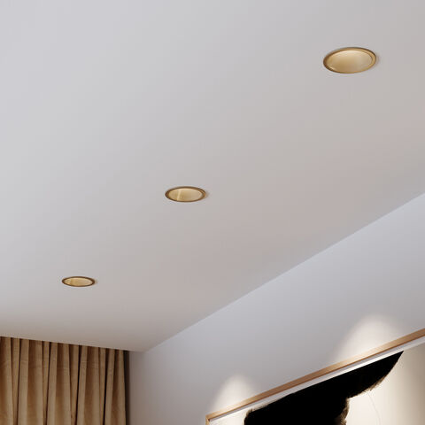 Встраиваемый светодиодный светильник Elektrostandard Forte 25071/LED 15W 4000K латунь