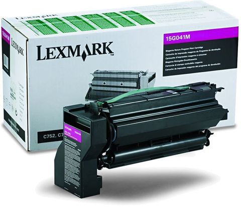 Картридж для принтеров Lexmark C752, C760, C762 пурпурный (magenta). Ресурс 6000 стр (15G041M)