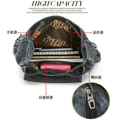 Джинсовый рюкзак Ipeen Jeans Classic Black