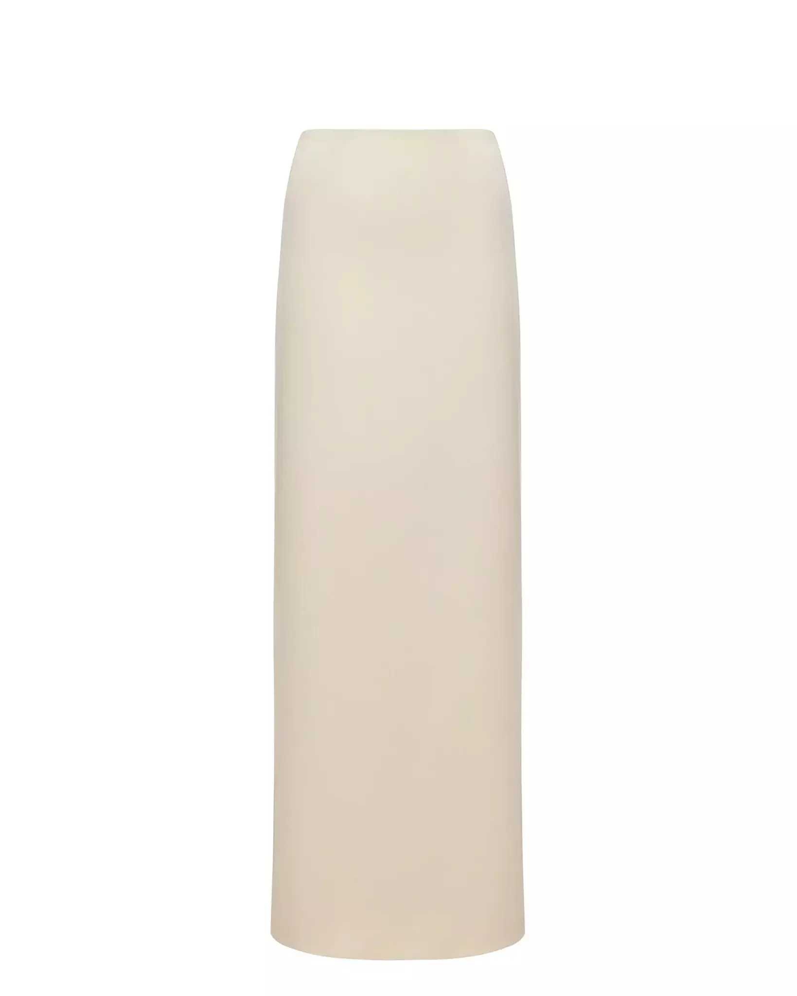 Юбка белая макси на низкой посадке