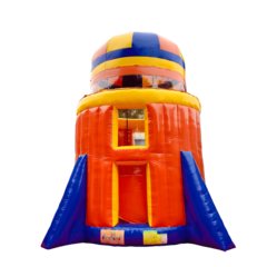 Аттракцион надувная аэротруба "Ракета", 4.5*4.5*6.4 м.