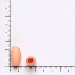 Декор/Бусины/К3101 овал персик