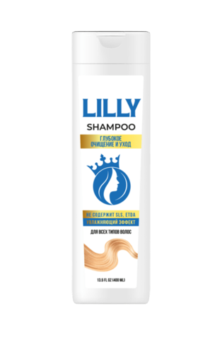 Lilly синий шампунь глубокое очищение 400 мл