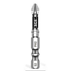 Бита PH2 х50мм магнитная S2 SGS 6350-PH2-Anti-Slip