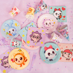 Стаканы, Малышарики, Ассорти, 250 мл, 6 шт.