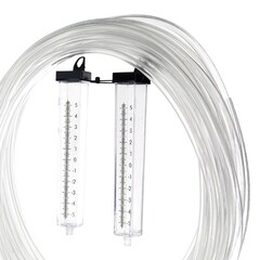 21-0-025 Уровень строительный водяной, 25м, внутренний диаметр 6мм, шкала колбы 100мм РемоКолор