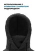 Картинка шарф-капюшон Skully Wear BNM-1311 black - 4