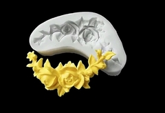 Силиконовый молд № 2050 Угловой элемент Розы