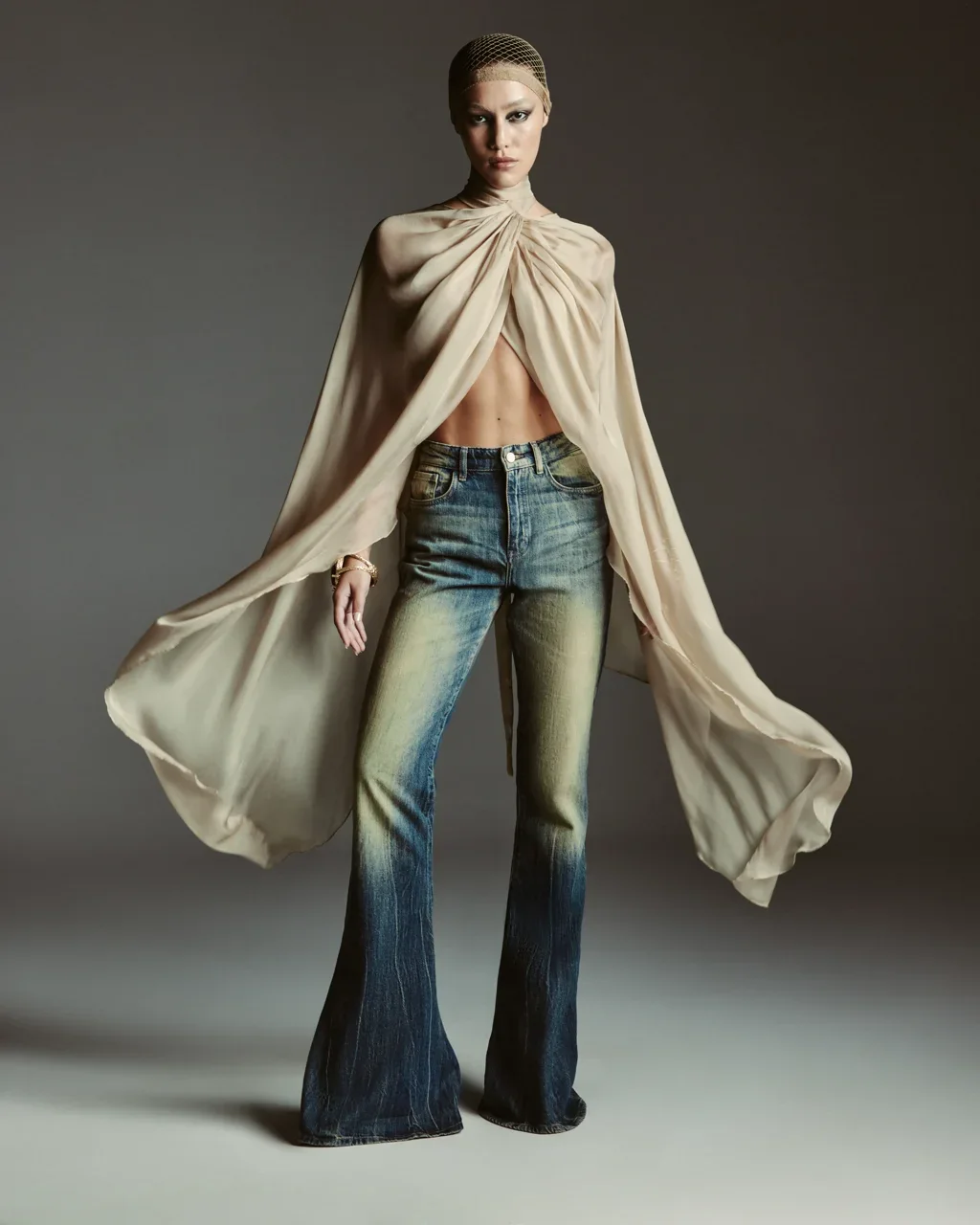 Топ бохо, Бежевый