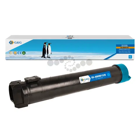 Тонер картридж G&G для Xerox WC 7525, 7530, 7535, 7545, 7556, 7830, 7835, 7845, 7855 (15K стр.), cyan