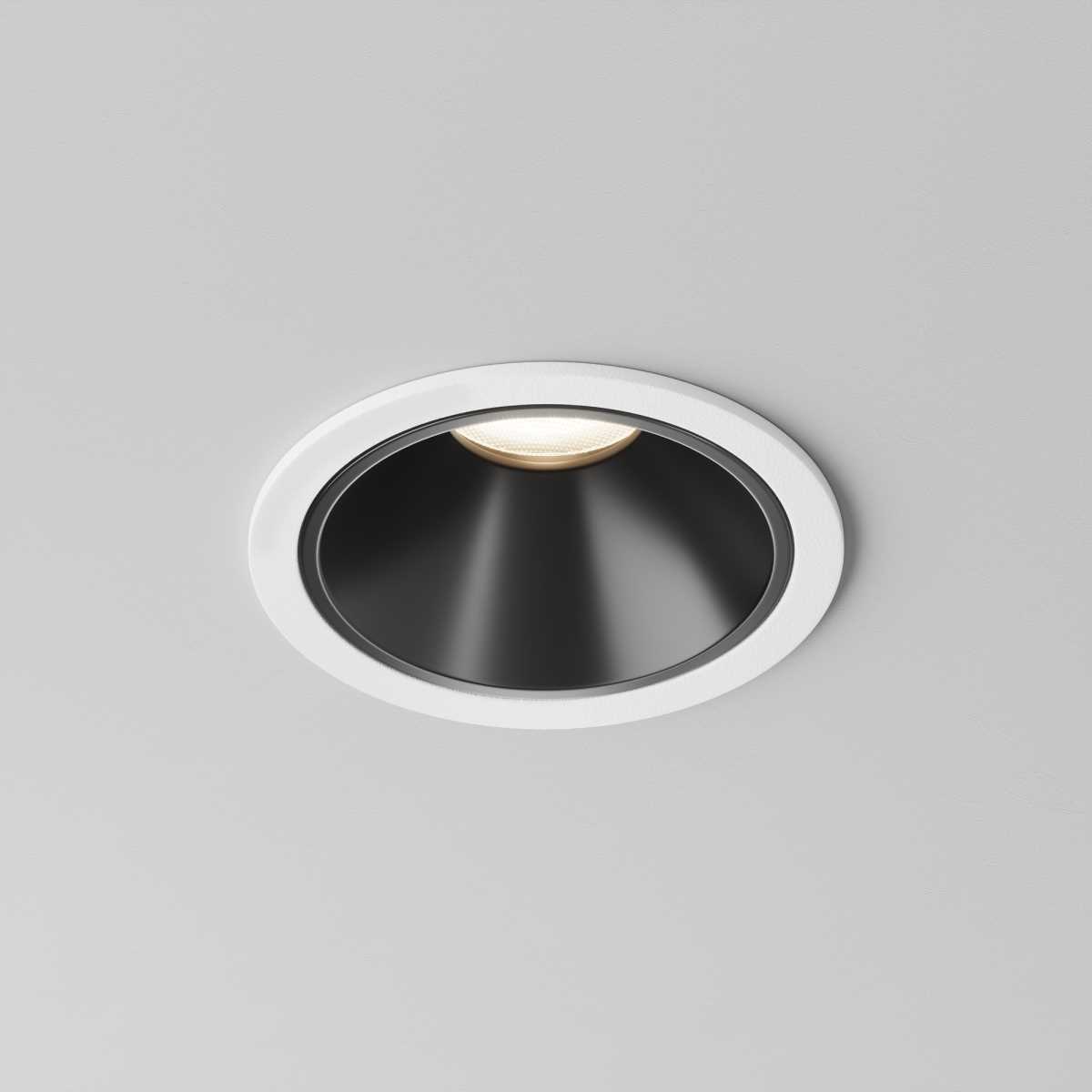 Декоративная черная рамка-отражатель Maytoni Technical для светильников серии Alfa LED Ring8-10W-RD-B